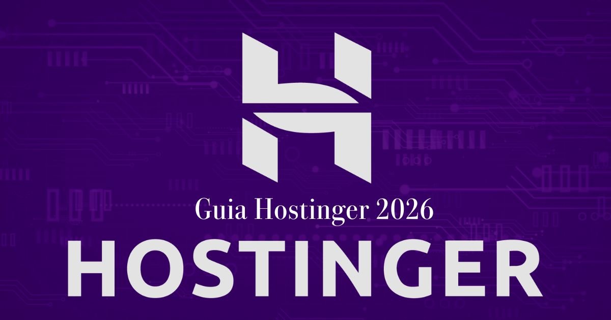 Infográfico sobre a melhor hospedagem de sites 2026 mostrando a plataforma Hostinger para afiliados.